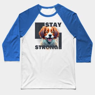 DECOPIN Stay Strong and Stay Happy Baseball T-Shirt